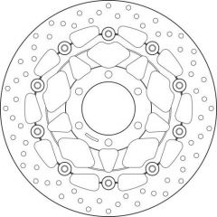 Brembo Serie Oro Floating Remschijf 78B40874