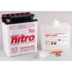 Nitro Accu YB14-A2 conventioneel met zuur