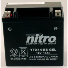 Nitro Gel Accu YTX14-BS onderhoudsvrij