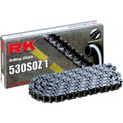RK Kettingset O-Ring + Zwart Aluminium Achtertandwiel (39921460BU)