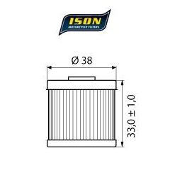 ISON olie filter 116