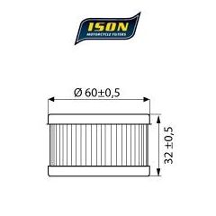 ISON olie filter 136