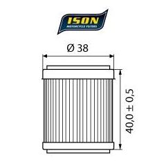 ISON olie filter 141