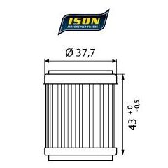 ISON olie filter 143