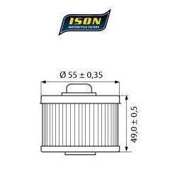 ISON olie filter 145
