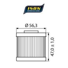 ISON olie filter 151