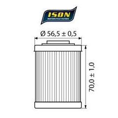 ISON olie filter 152