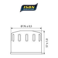 ISON olie filter 184