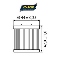 ISON olie filter 563