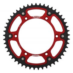 Supersprox Stealth Alu/Staal achtertandwiel 49T, RED, 520