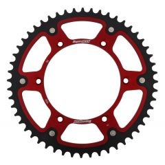 Supersprox Stealth Alu/Staal achtertandwiel 52T, RED, 520