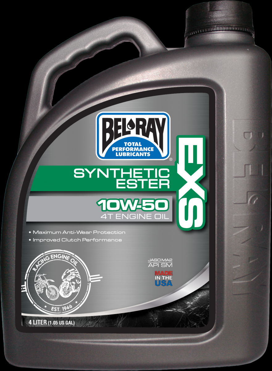 Bel-Ray EXS Synthetic Ester 10W-50 motorolie (4L)